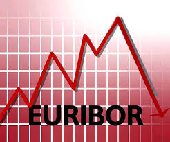 Euribor rate negative for eight months in a row